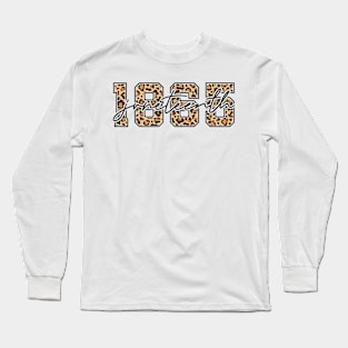 Juneteenth 1865 Leopard Celebrate African American Freedom Long Sleeve T-Shirt